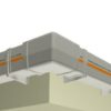 Dere - Pvc Köşeli Yağmur Oluğu 150*150 ( 1 metre )
