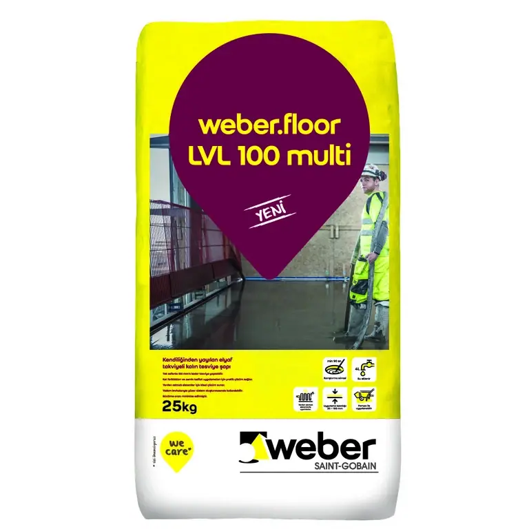 Weber Floor LVL 100 Multi Akıllı Şap